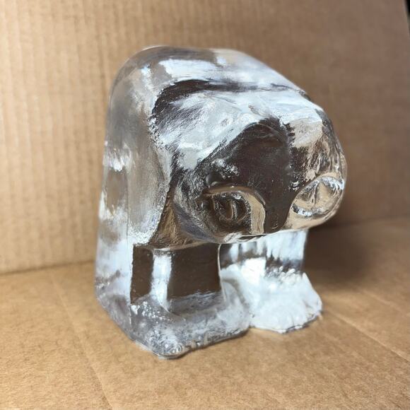 Eric Horgan Glass Cat Bookend Paperweight - Picture 3 of 5